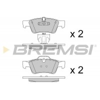 BP3280 BREMSI Комплект гальмівних колодок дисковий гальм