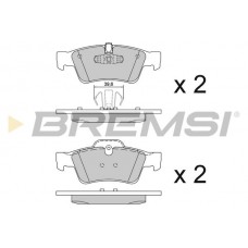 BP3280 BREMSI Комплект гальмівних колодок дисковий гальм