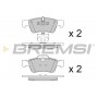 BP3280 BREMSI Комплект гальмівних колодок дисковий гальм