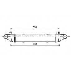 Интеркулер AVA QUALITY COOLING MSA4557