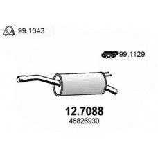 12.7088 ASSO Глушник вихлопних газів кінцевий