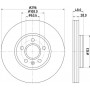 MDC2762 MINTEX Гальмівний диск