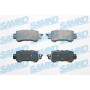 5SP1756 SAMKO Комплект гальмівних колодок дисковий гальм