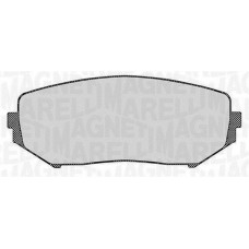 363916060494 MAGNETI MARELLI Комплект гальмівних колодок дисковий гальм