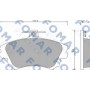 FO 677481 FOMAR Friction Комплект гальмівних колодок дисковий гальм