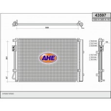43597 AHE Конденсатор кондиціонера
