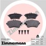 25326.190.1 ZIMMERMANN Комплект гальмівних колодок дисковий гальм