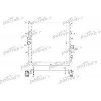 PRS3506 PATRON Радіатор охолодження двигуна