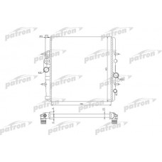 PRS3506 PATRON Радіатор охолодження двигуна