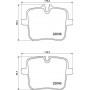 P 06 109 BREMBO Комплект гальмівних колодок дисковий гальм