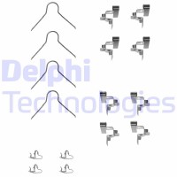 LX0062 DELPHI Комплектуючі колодки дискового гальма