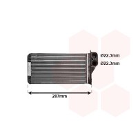 09006232 VAN WEZEL Теплообмінник обігрів салону