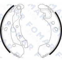 FO 9088 FOMAR Friction Комплект гальмівних колодок