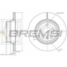 CD7583V BREMSI Гальмівний диск
