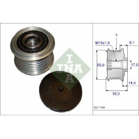 WG1253717 WILMINK GROUP Механізм вільного ходу генератора