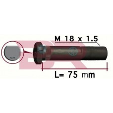 BRD7465 BOTTO RICAMBI Шпилька колеса