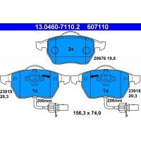 13.0460-7110.2 ATE Комплект гальмівних колодок дисковий гальм