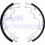 LS1800 DELPHI Комплект гальмівних колодок