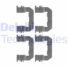 LX0514 DELPHI Комплектуючі колодки дискового гальма