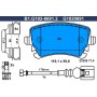B1.G102-0691.2 GALFER Комплект гальмівних колодок дисковий гальм