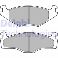LP420 DELPHI Комплект гальмівних колодок дисковий гальм