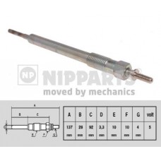 N5710508 NIPPARTS Свічка розжарювання