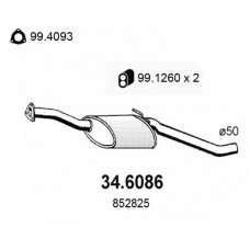 34.6086 ASSO Середній глушник вихлопних газів