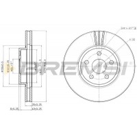 CD7484V BREMSI Гальмівний диск