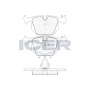 181549 ICER Комплект гальмівних колодок дисковий гальм