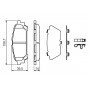 0 986 494 232 BOSCH Комплект гальмівних колодок дисковий гальм