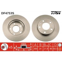 DF4753S TRW Гальмівний диск