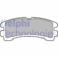 LP816 DELPHI КомплеК т гальмівних колодок, дискове гальмо
