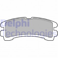 LP816 DELPHI КомплеК т гальмівних колодок, дискове гальмо