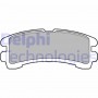 LP816 DELPHI КомплеК т гальмівних колодок, дискове гальмо