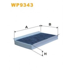 WP9343 WIX FILTERS Фільтр повітря у внутрішньому просторі