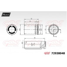 72938048 MAXTECH Поршень корпус скоби гальма