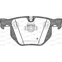 BPA0381.60 OPEN PARTS КомплеК т гальмівних колодок, дискове гальмо