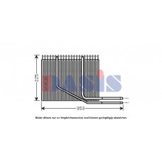 820075N AKS DASIS Випарник кондиціонера