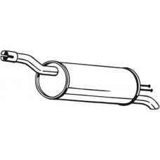 148-351 BOSAL Глушник вихлопних газів кінцевий