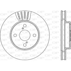BDA2292.20 OPEN PARTS Гальмівний диск