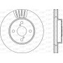BDA2292.20 OPEN PARTS Гальмівний диск