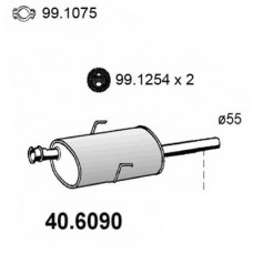 40.6090 ASSO Середній глушник вихлопних газів