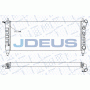 M-020026A JDEUS Радіатор охолодження двигуна