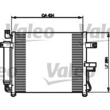 818073 VALEO Конденсатор кондиціонера
