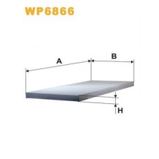 WP6866 WIX FILTERS Фільтр повітря у внутрішньому просторі