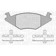 363916060395 MAGNETI MARELLI Комплект гальмівних колодок дисковий гальм