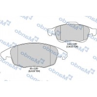 MBF015238 MANDO Комплект гальмівних колодок дисковий гальм