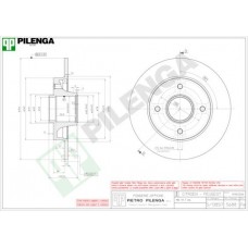 5688 PILENGA Гальмівний диск