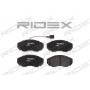402B0276 RIDEX Комплект гальмівних колодок дисковий гальм