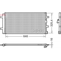 DCN02041 DENSO Конденсатор кондиціонера